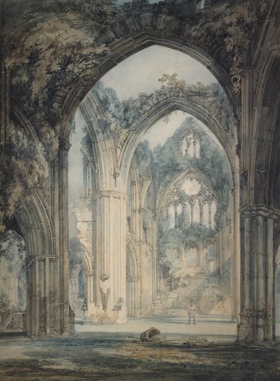 Transept of Tintern Abbey, Monmouthshire, c.1794 by Joseph Mallord William Turner